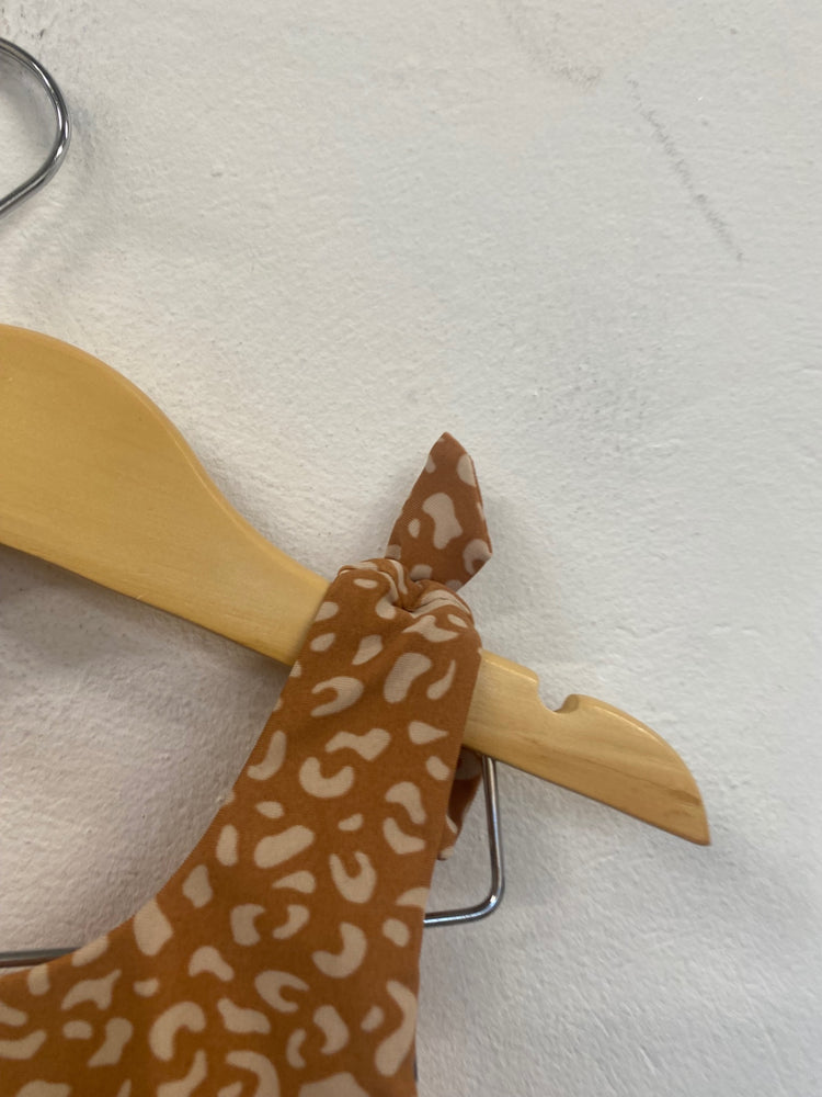 Fabulous Liewood animal print girls Swimsuit Age 3-4 Brown and Beige