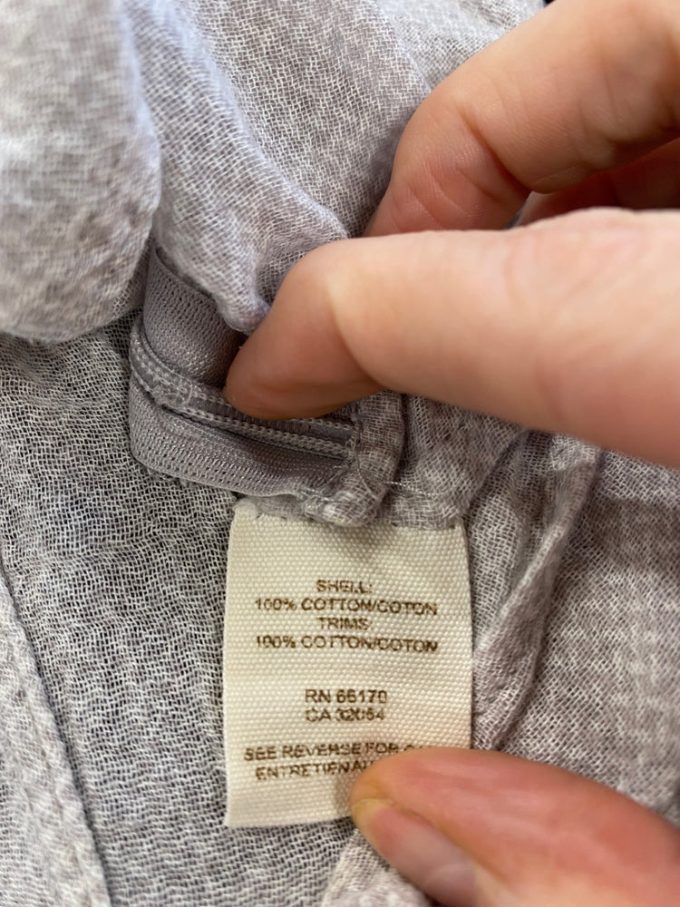 Fabulous Free people size 0 vintage Y2K butterfly Top UK6 Grey AE001