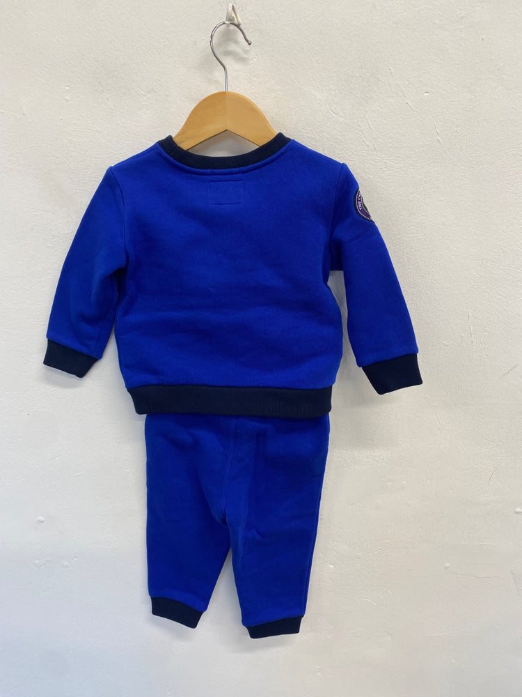 Fabulous Polo Ralph Lauren Tracksuit 12-18mths Blue tennis #103 AE001