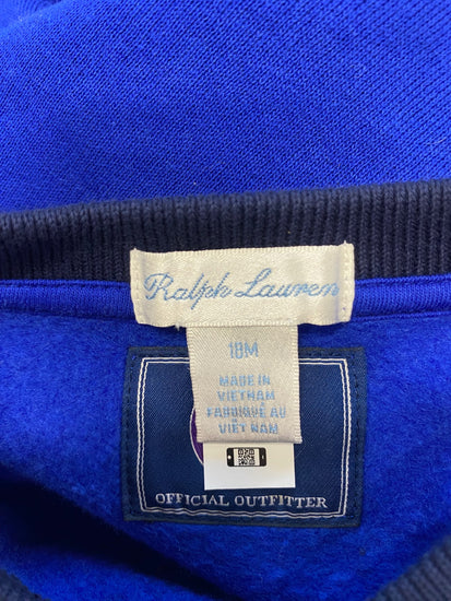Fabulous Polo Ralph Lauren Tracksuit 12-18mths Blue tennis #103 AE001