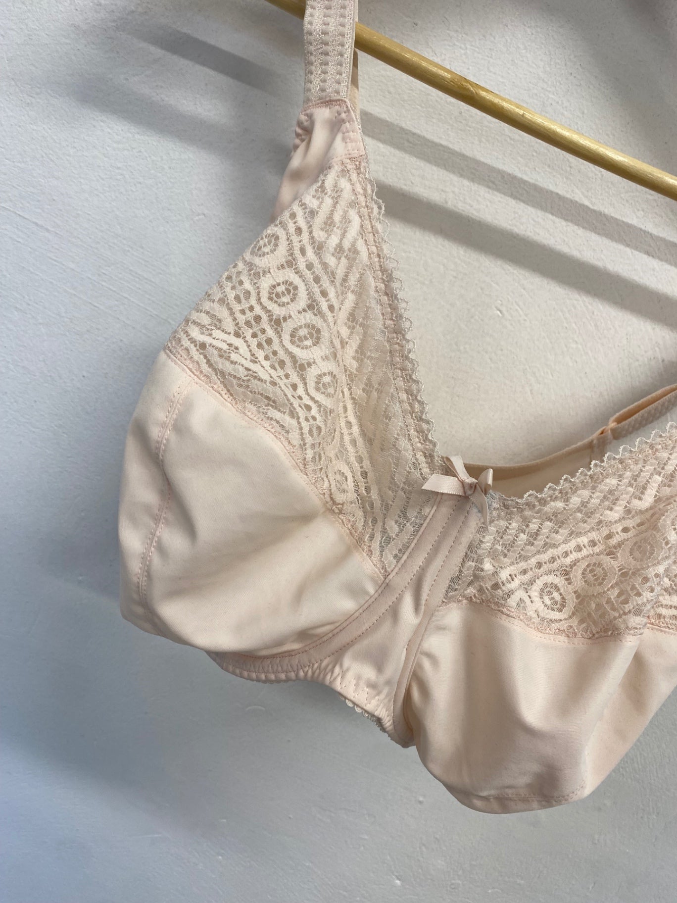 Fabulous Primadonna Bralette 34L Beige lace trim comfort BS001