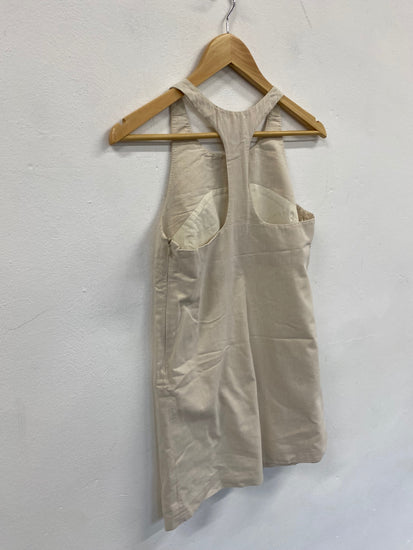 Fabulous Kate Moss for Topshop Dress UK8 Gold Shimmer Y2K AE001