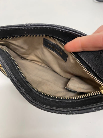 Fabulous Marc Jacobs quilted wristlet Clutch Bag Black AE001