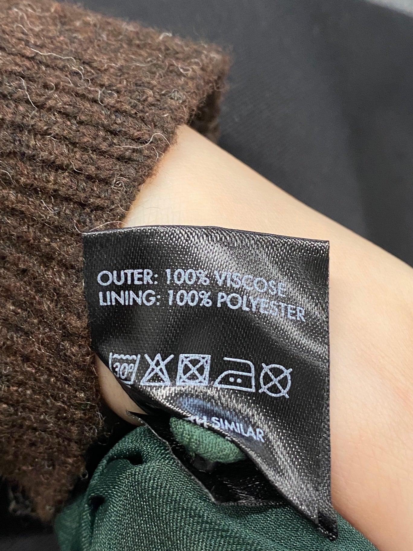 Fabulous Oliver Bonas Midi Dress UK 8 Green pattern