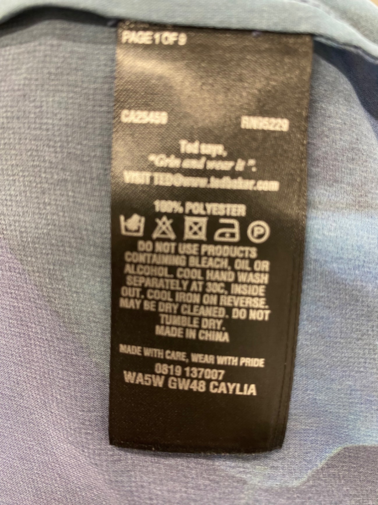 Fabulous Ted Baker Kimono UK 8 Navy floral beach cover NF494