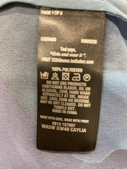 Fabulous Ted Baker Kimono UK 8 Navy floral beach cover NF494