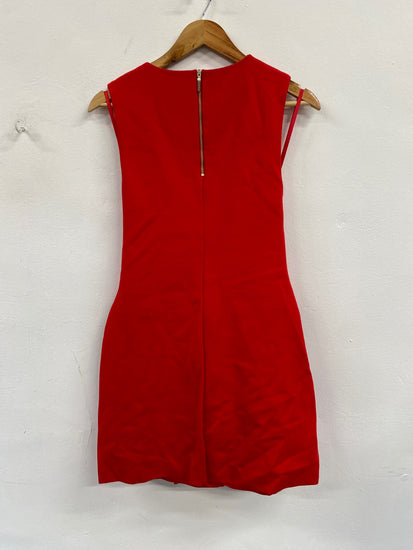 Fabulous Ted Baker Papron party Dress Uk10 Red NF494