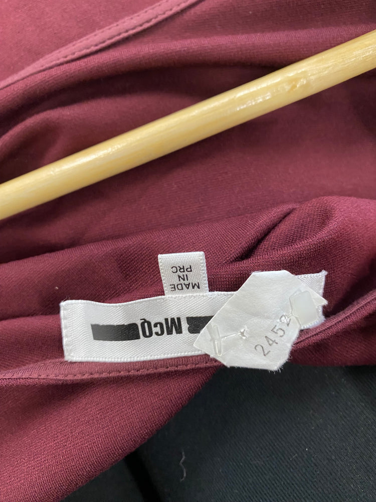 Fabulous Alexander Mcqueen lace up Bondage Dress UkS Burgundy NF494