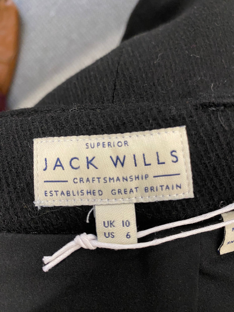 Fabulous Ted Baker Mini Skirt UK 10 Black wool blend NF494