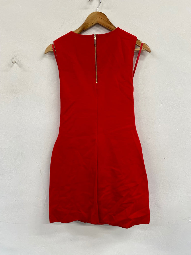 Fabulous Ted Baker Papron party Dress Uk10 Red NF494