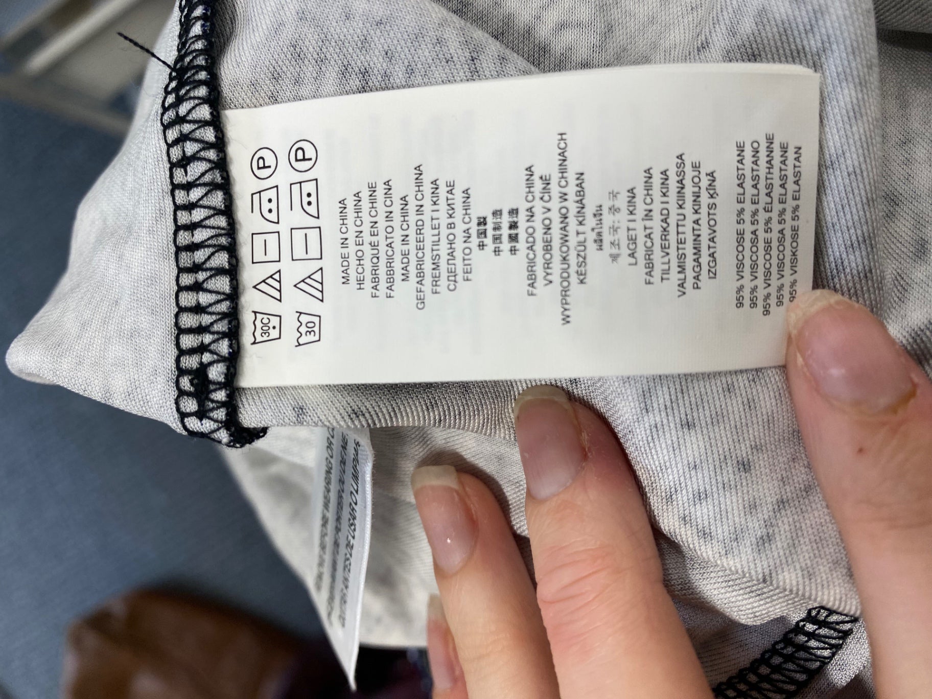 Fabulous Michael Kors Dress UK 8 Blue speckle midi NF494