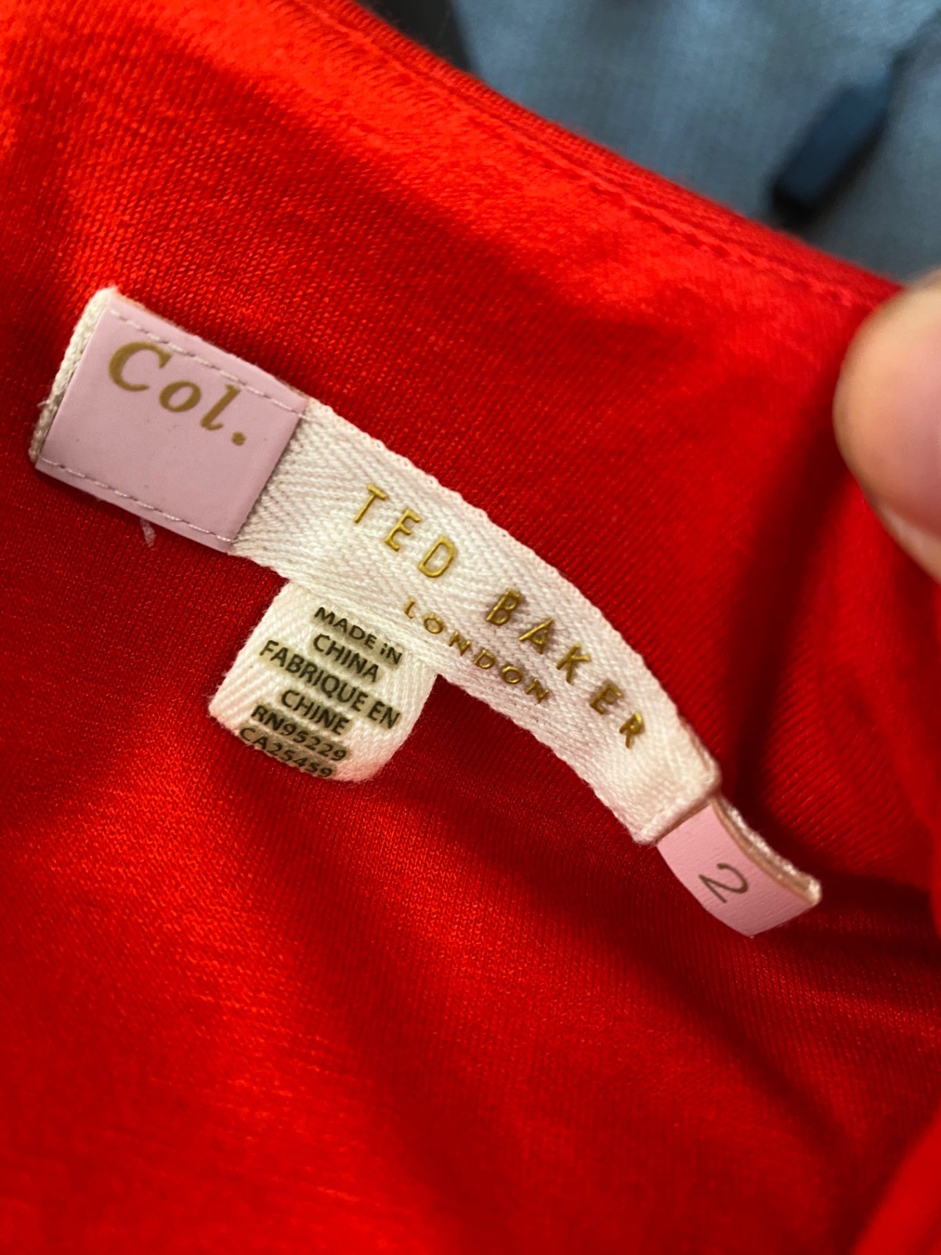 Fabulous Ted Baker Papron party Dress Uk10 Red NF494