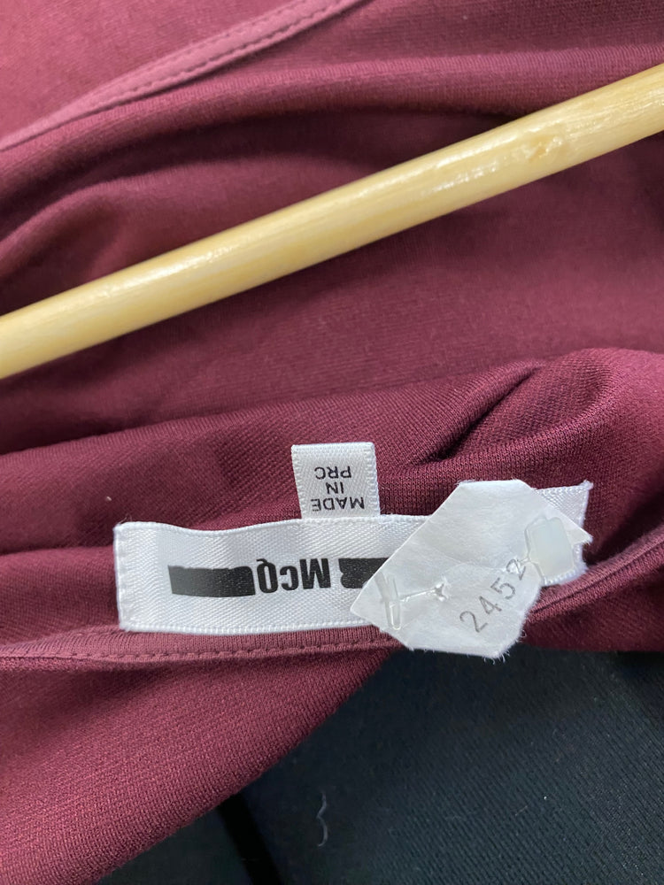 Fabulous Alexander Mcqueen lace up Bondage Dress UkS Burgundy NF494