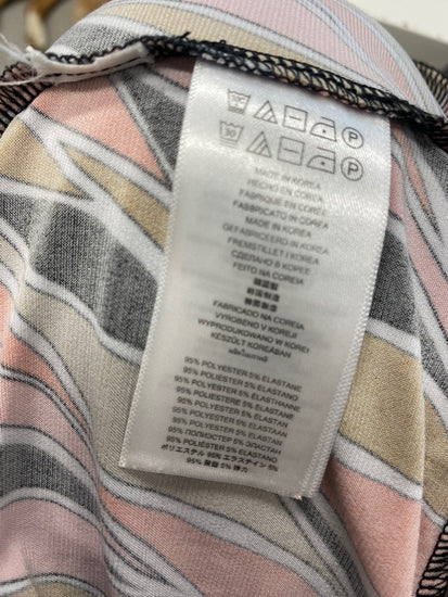 Fabulous Michael Kors Dress UK 8 Pink black geometric NF494