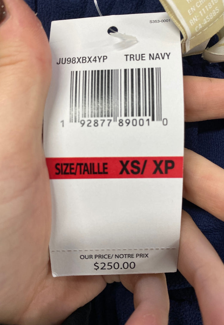 Fabulous Michael Kors BNWT Mini Dress UK 8 Navy Blue floral off shoulder NF494