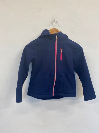 Fabulous Michael Kors fleece cosy lined Jacket Age 6-7 Navy NF494