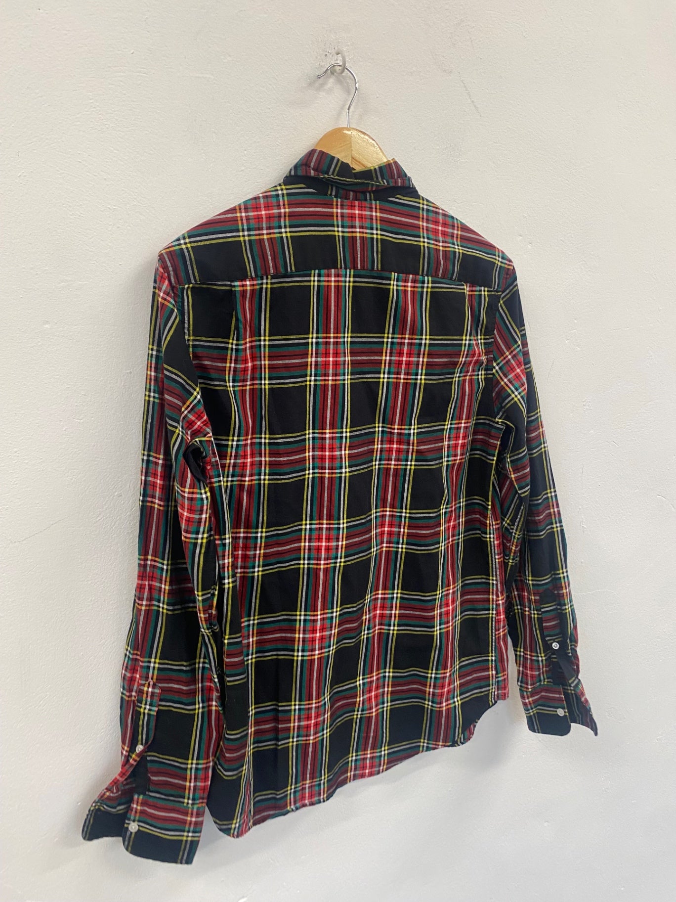 Fabulous Crewcuts tartan plaid reimagined Shirt Age 16-17 Black SL496