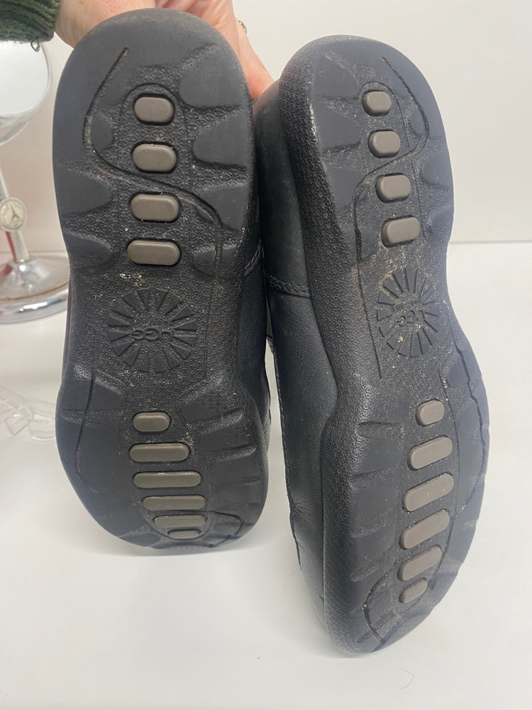 Fabulous UGG quilted high winter Boots UK6.5 Black SL495