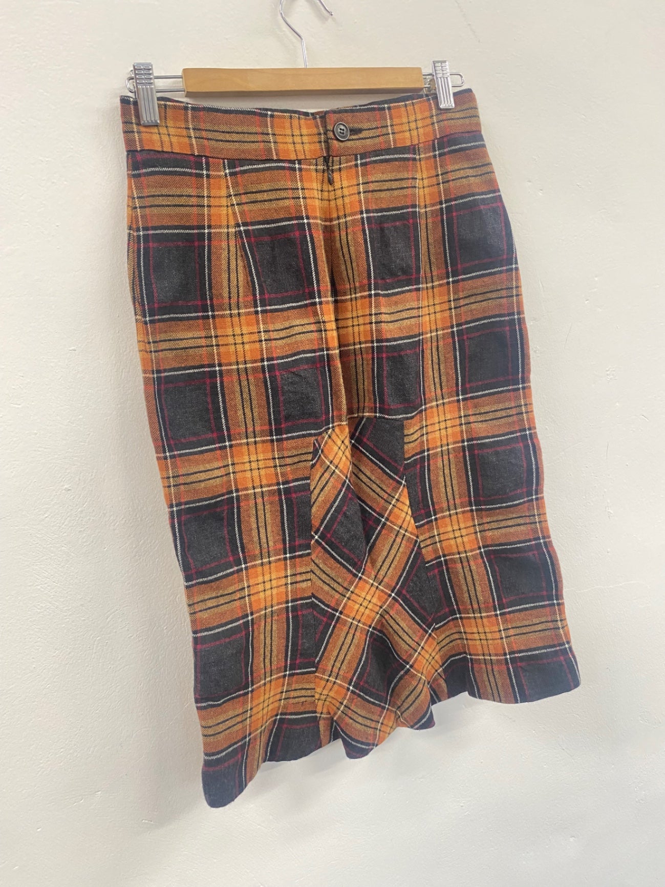 Fabulous Vintage Anglomania Vivienne Westwood Tweed Skirt Uk14 Tartan SL496