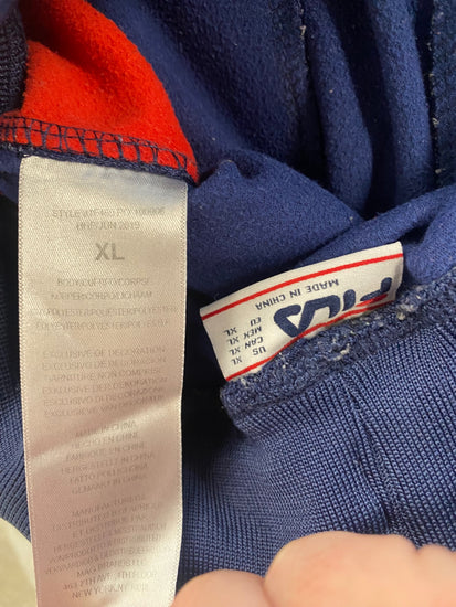 Fabulous Vintage FILA Trenton Track Pants Uk8 Navy blue SL496