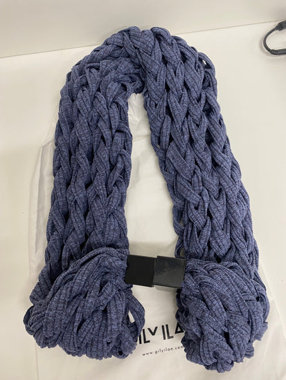 Fabulous Gily Ilan infinity Scarf One size Navy Blue SL469