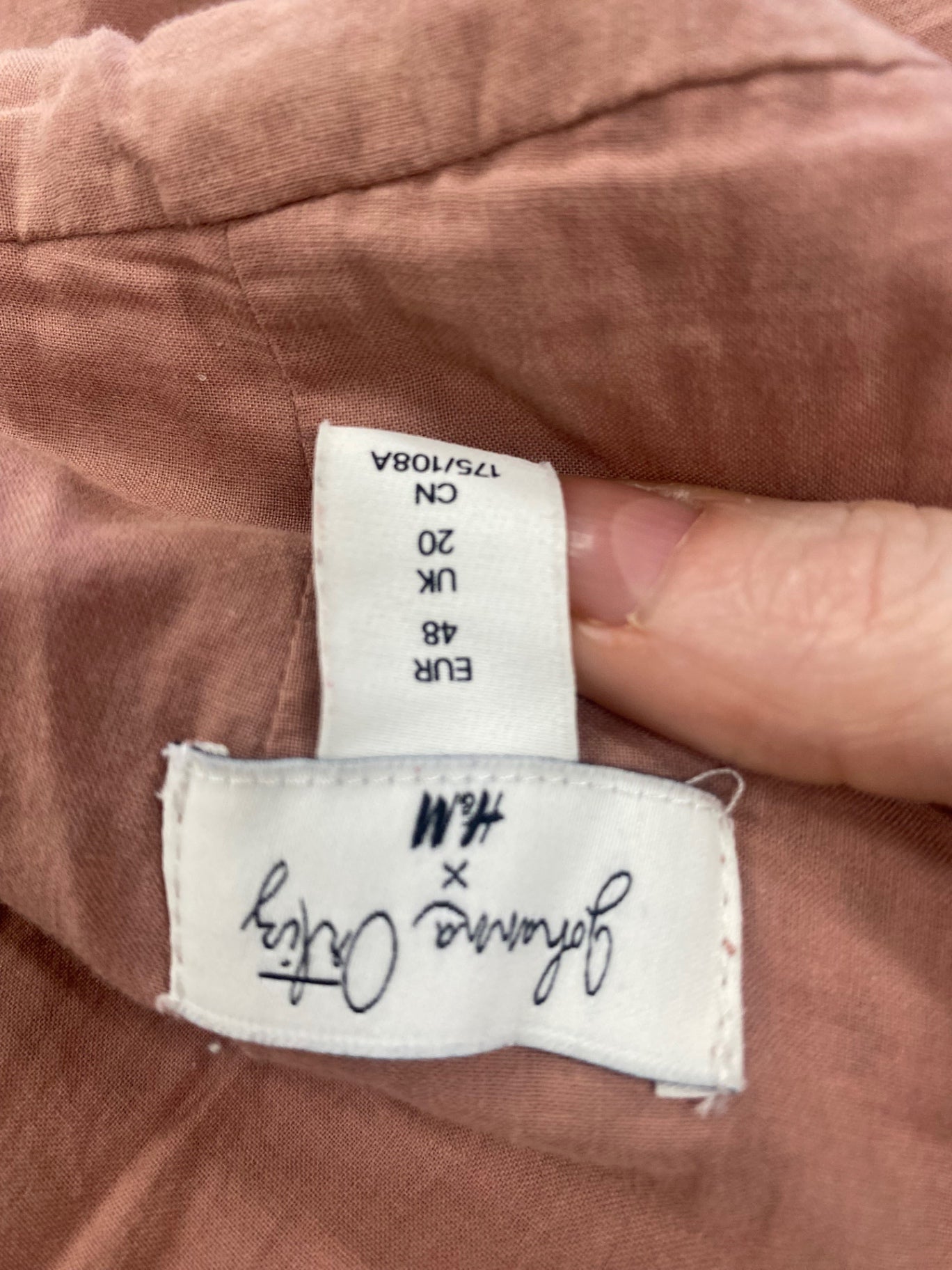 Fabulous Johanne Ortiz x H&M Spanish romantic Dress UK20 Red KJ497