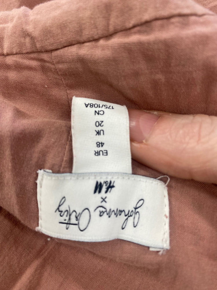 Fabulous Johanne Ortiz x H&M Spanish romantic Dress UK20 Red KJ497