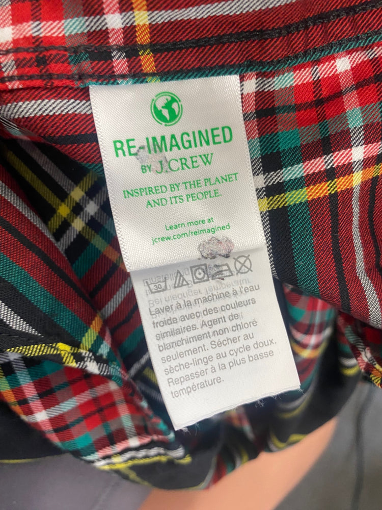 Fabulous Crewcuts tartan plaid reimagined Shirt Age 16-17 Black SL496