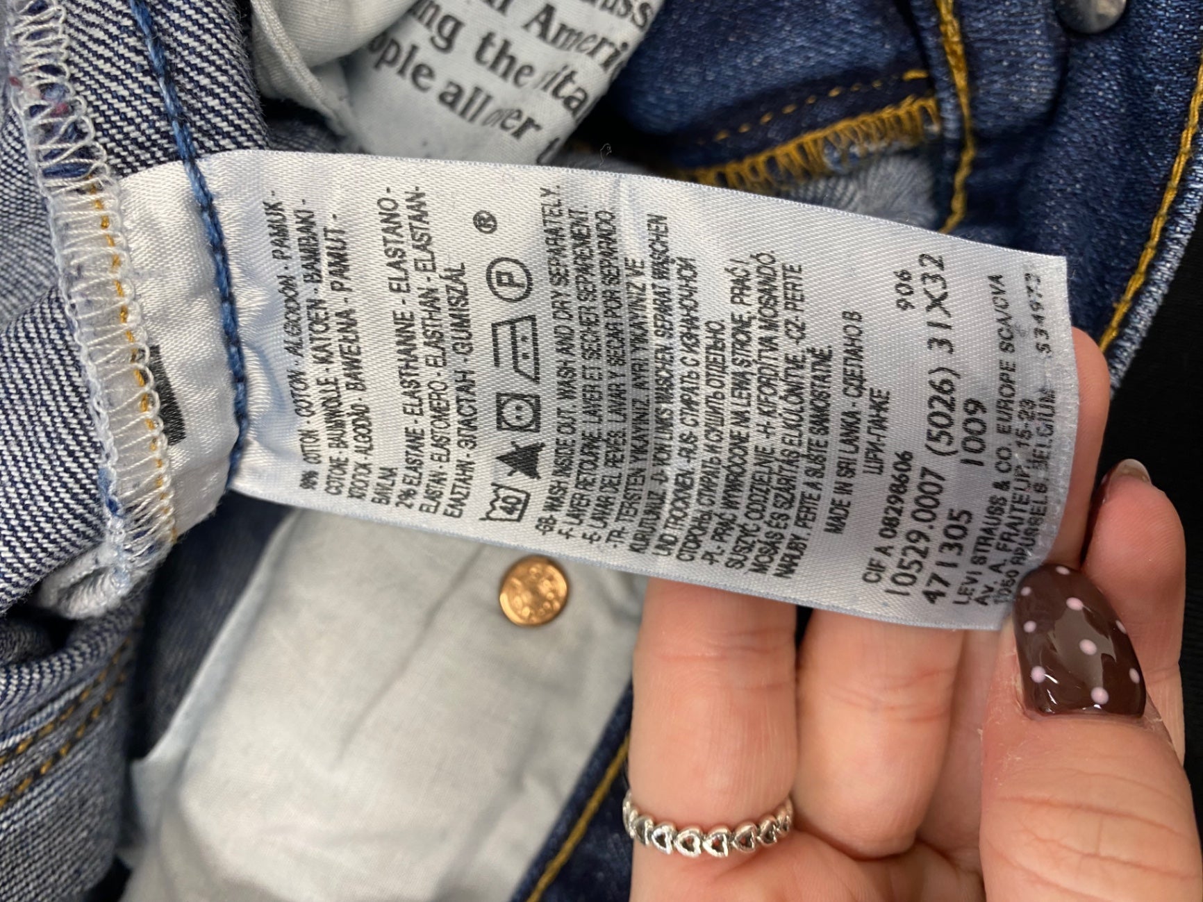 Fabulous Levi’s 10529 Bootcut Jeans W31"L32 Blue