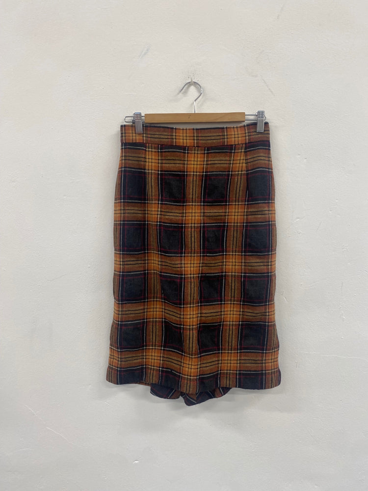 Fabulous Vintage Anglomania Vivienne Westwood Tweed Skirt Uk14 Tartan SL496