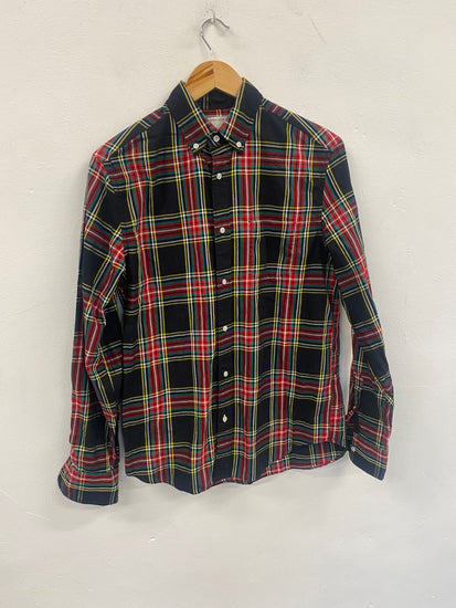 Fabulous Crewcuts tartan plaid reimagined Shirt Age 16-17 Black SL496