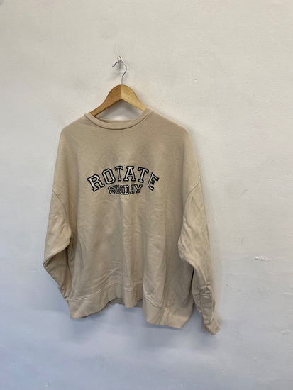 Fabulous Rotate birgerchristensen Sunday Sweater Uk 10 Beige SH493