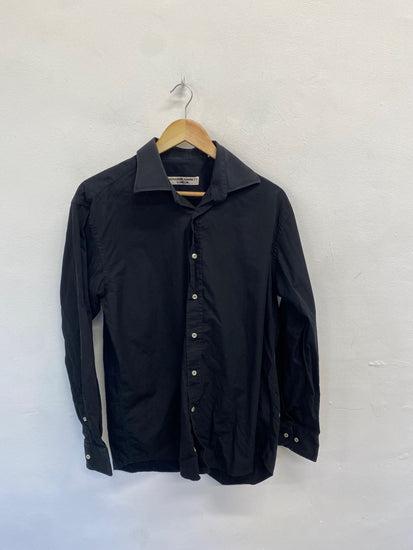 Fabulous Katharine Hamnett Shirt 16.5" Black formal men’s SW001