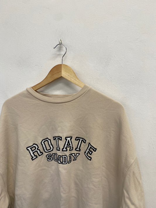 Fabulous Rotate birgerchristensen Sunday Sweater Uk 10 Beige SH493