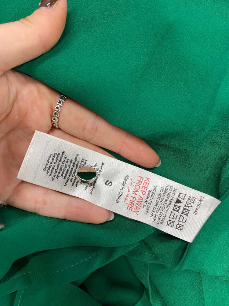 Fabulous Karen millen jersey ponte Midi Dress UK 8 Green RG020