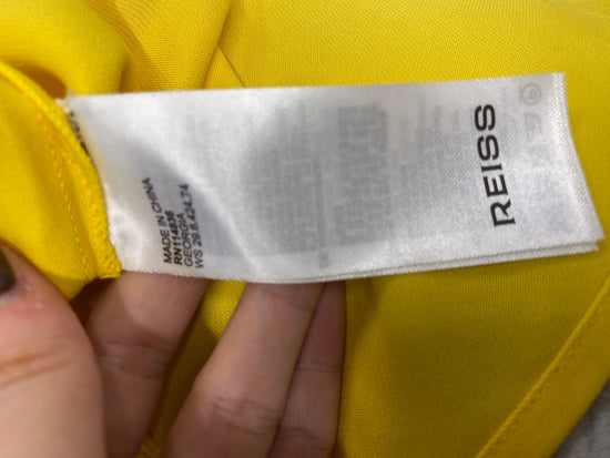 Fabulous REISS Georgia party Maxi dress UK 12 Yellow RG020