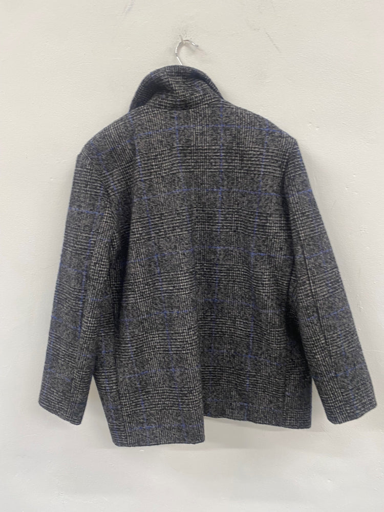 Fabulous Banditas from Marseille Tweed oversized Chic Blazer UKS Grey tweed RG020