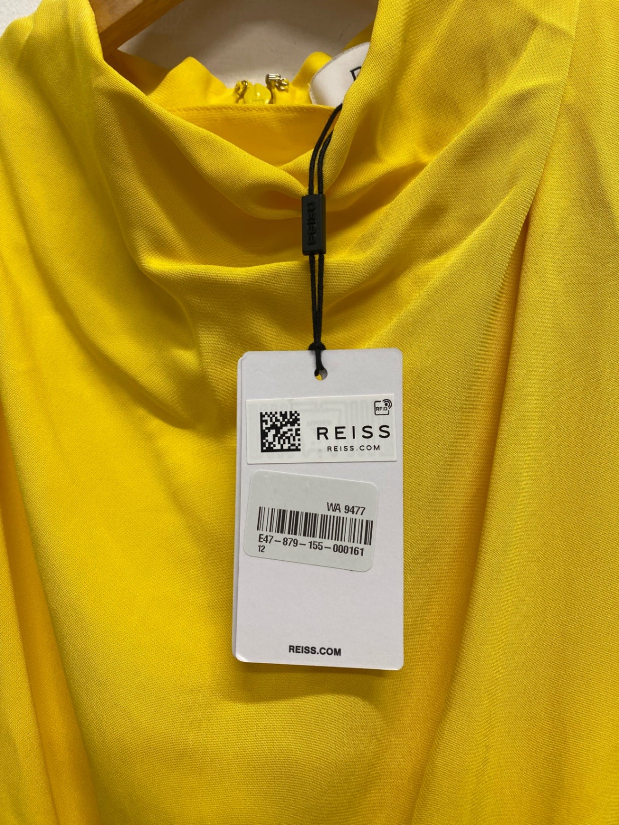 Fabulous REISS Georgia party Maxi dress UK 12 Yellow RG020