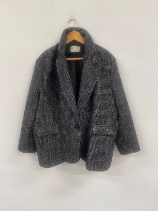 Fabulous Banditas from Marseille Tweed oversized Chic Blazer UKS Grey tweed RG020