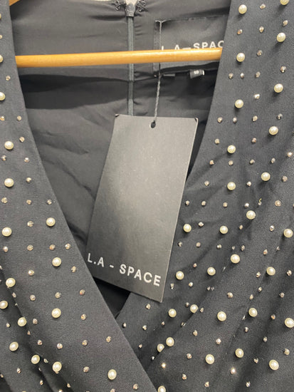 Fabulous L.A-Space Playsuit UK 10 Black pearl party RG020