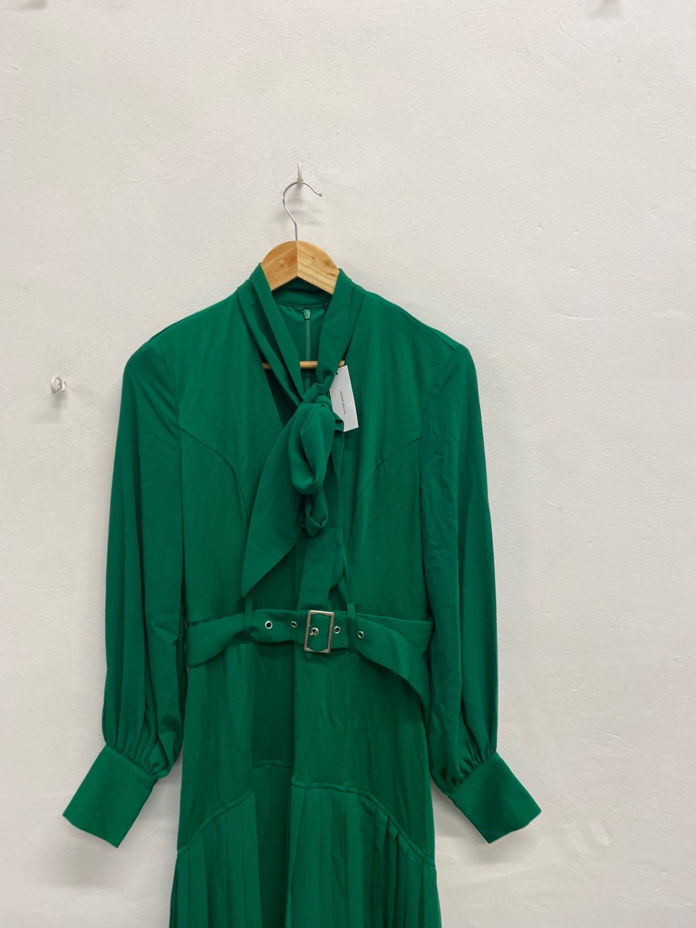 Fabulous Karen millen jersey ponte Midi Dress UK 8 Green RG020