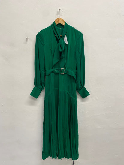 Fabulous Karen millen jersey ponte Midi Dress UK 8 Green RG020