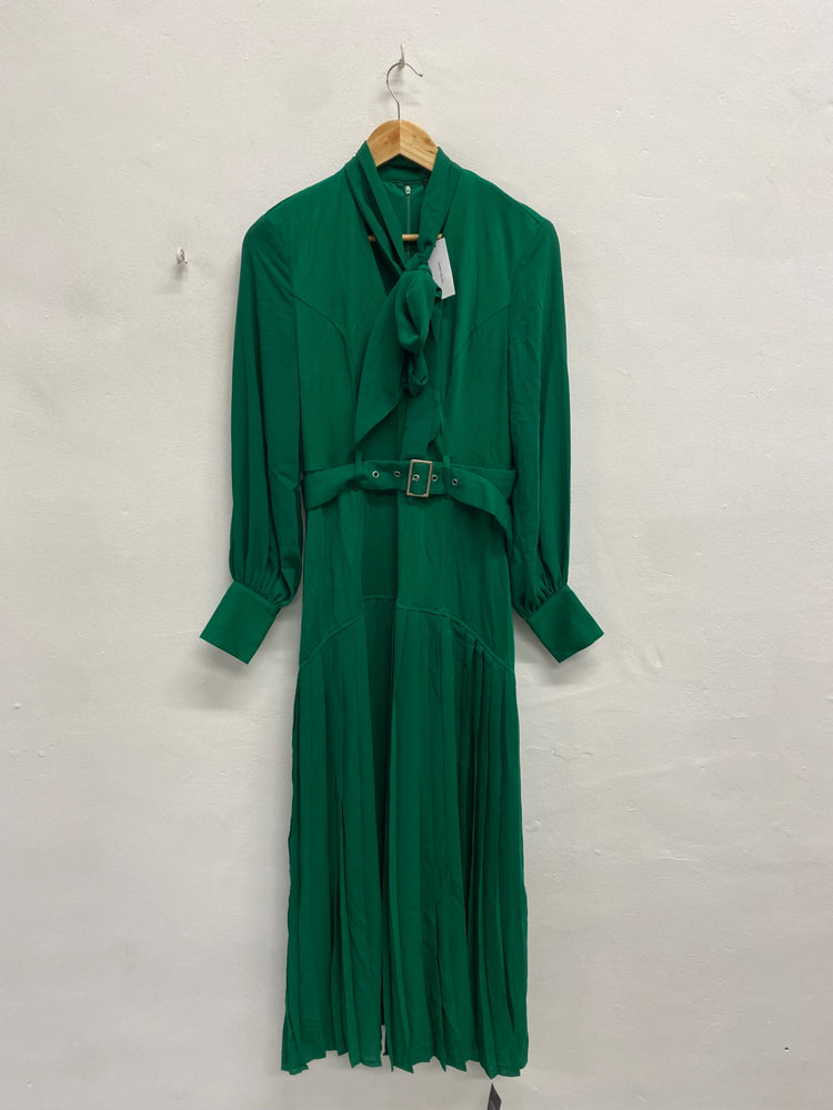 Fabulous Karen millen jersey ponte Midi Dress UK 8 Green RG020