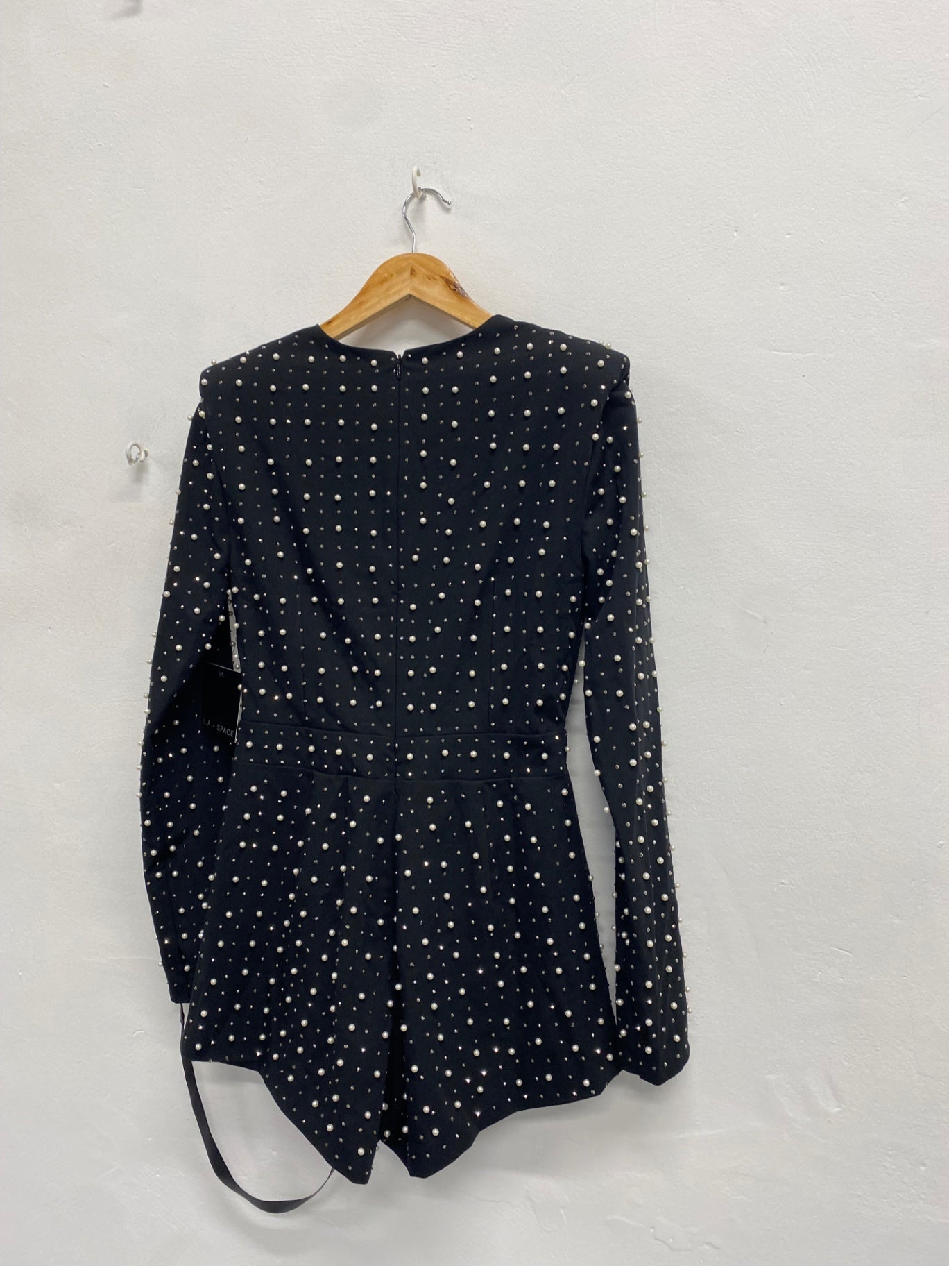 Fabulous L.A-Space Playsuit UK 10 Black pearl party RG020