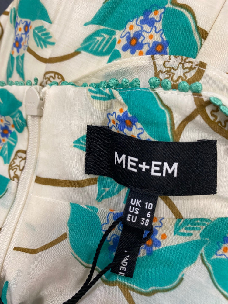 Fabulous Me + em Maxi Dress UK 10 Beige green waterlily new RG020