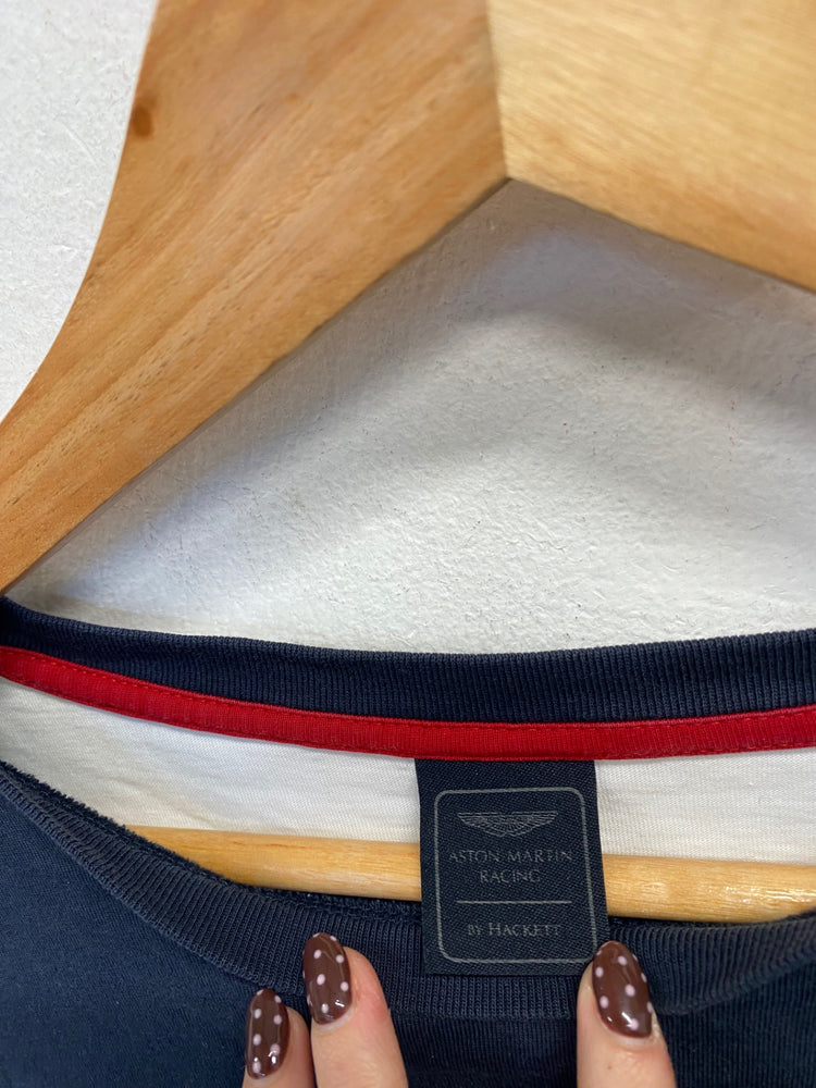 Fabulous Aston Martin by Hackett T-Shirt UK S Navy red white RR001