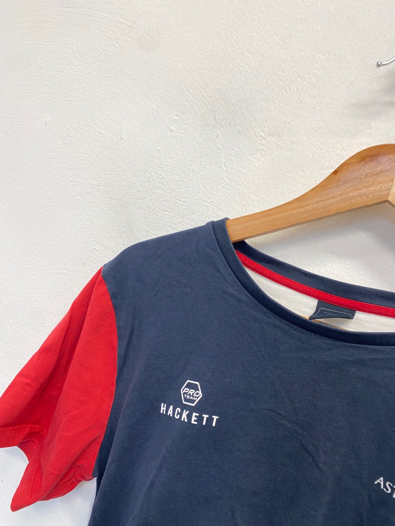 Fabulous Aston Martin by Hackett T-Shirt UK S Navy red white RR001