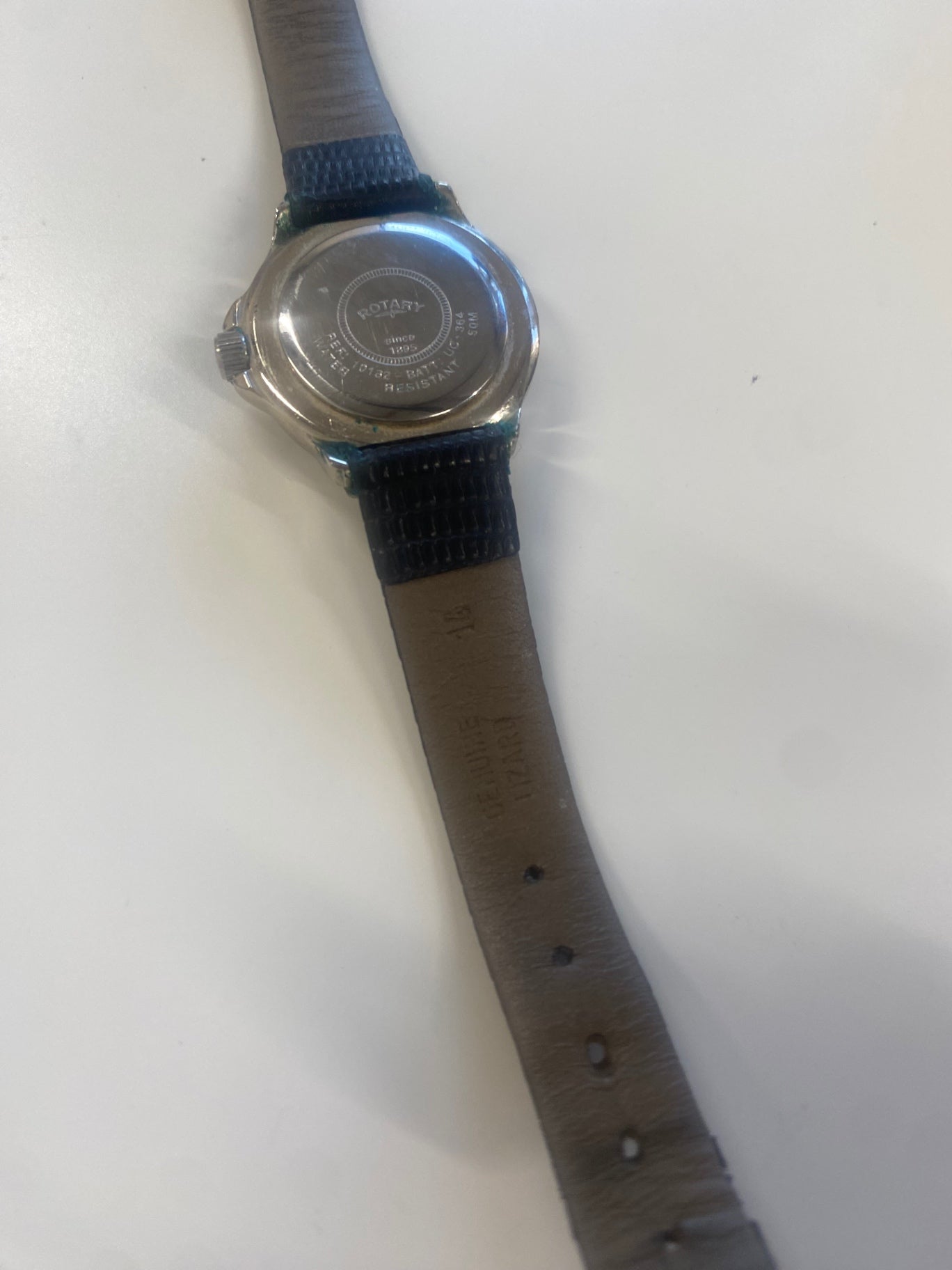 Fabulous Ladies Rotary diving Watch 10112 S Silver & black 1990’s RR001