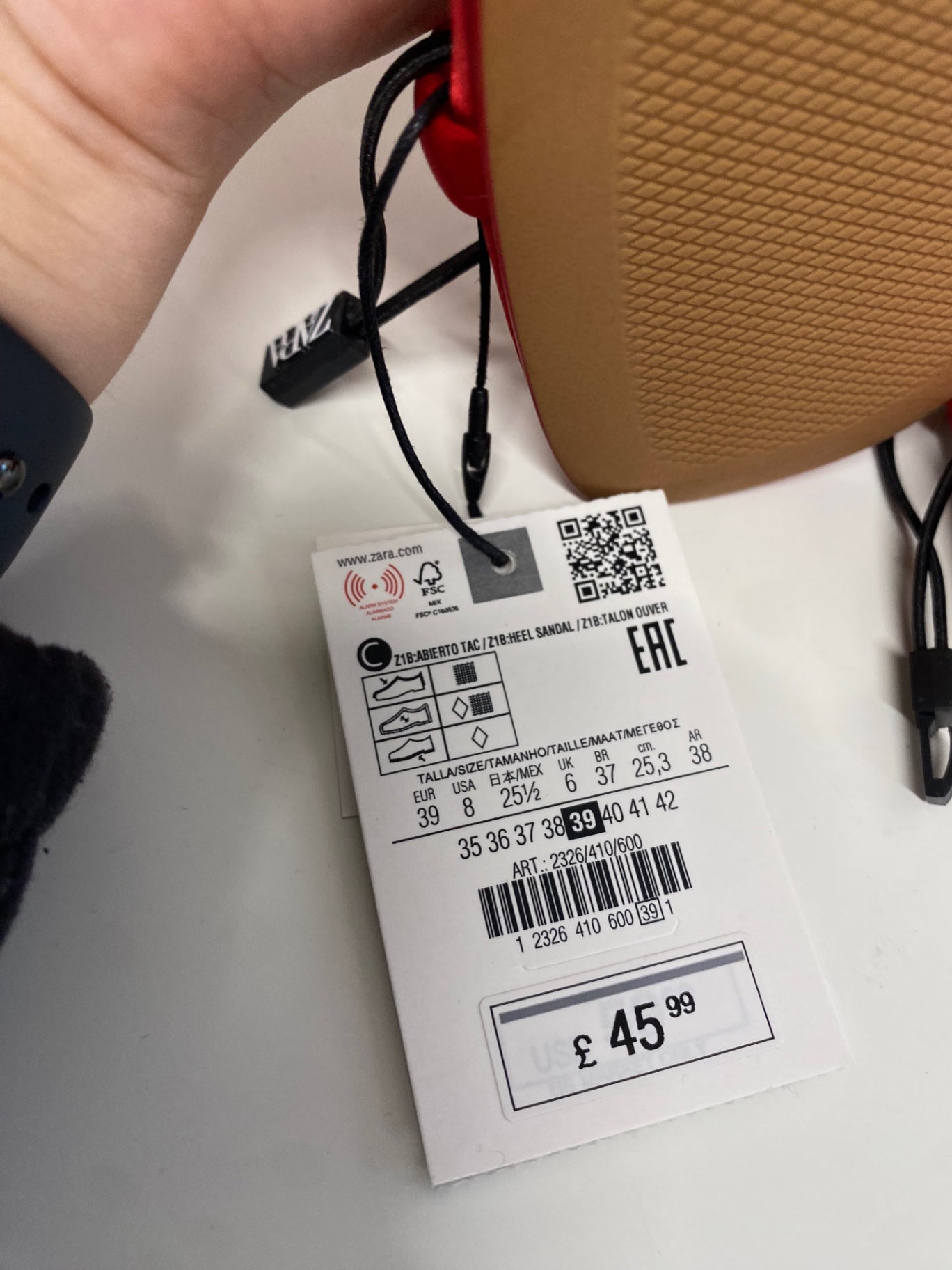 Fabulous Zara Heels UK 6 Red bow festive classy new RG020 