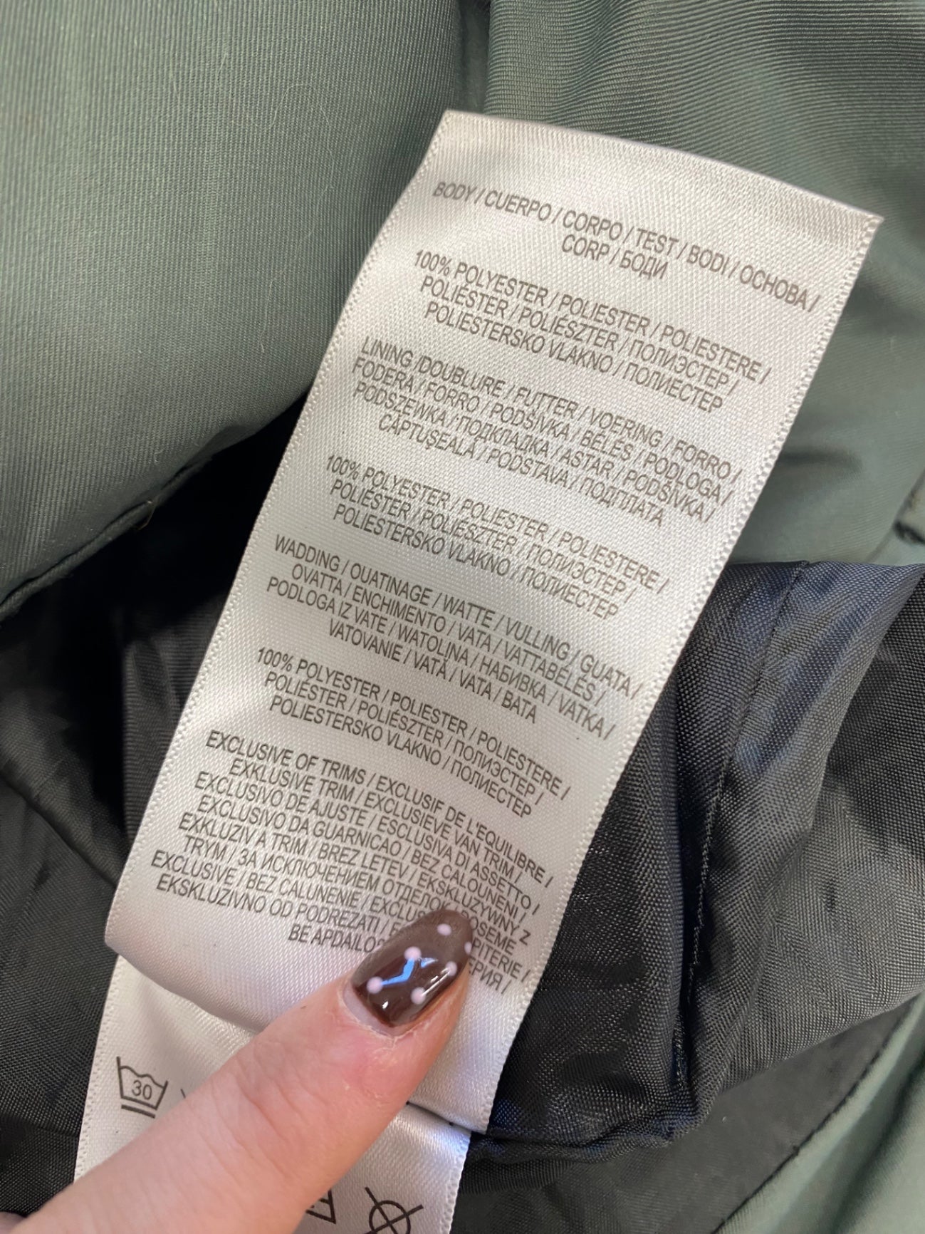 Fabulous Saint & sinner Puffer gilet UK10 Olive green SS002